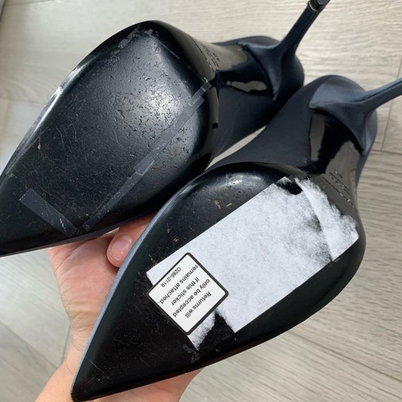 Dolce & Gabbana Satin Pointed Toe Heels - Picture 11 of 15